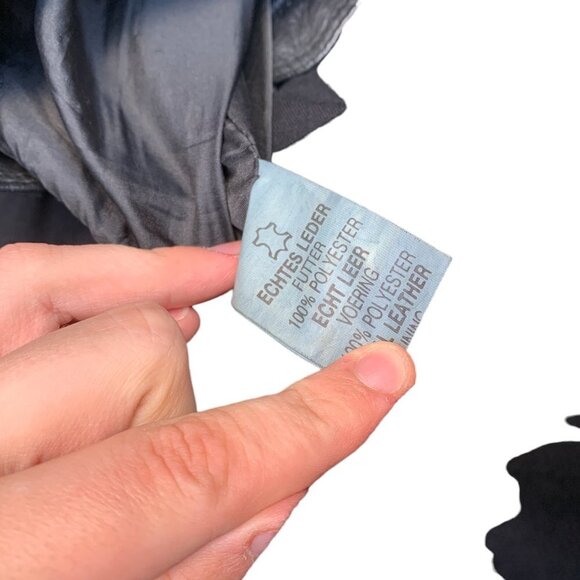 Vintage AMI London Leather Pants Size 34 - Picture 8 of 13